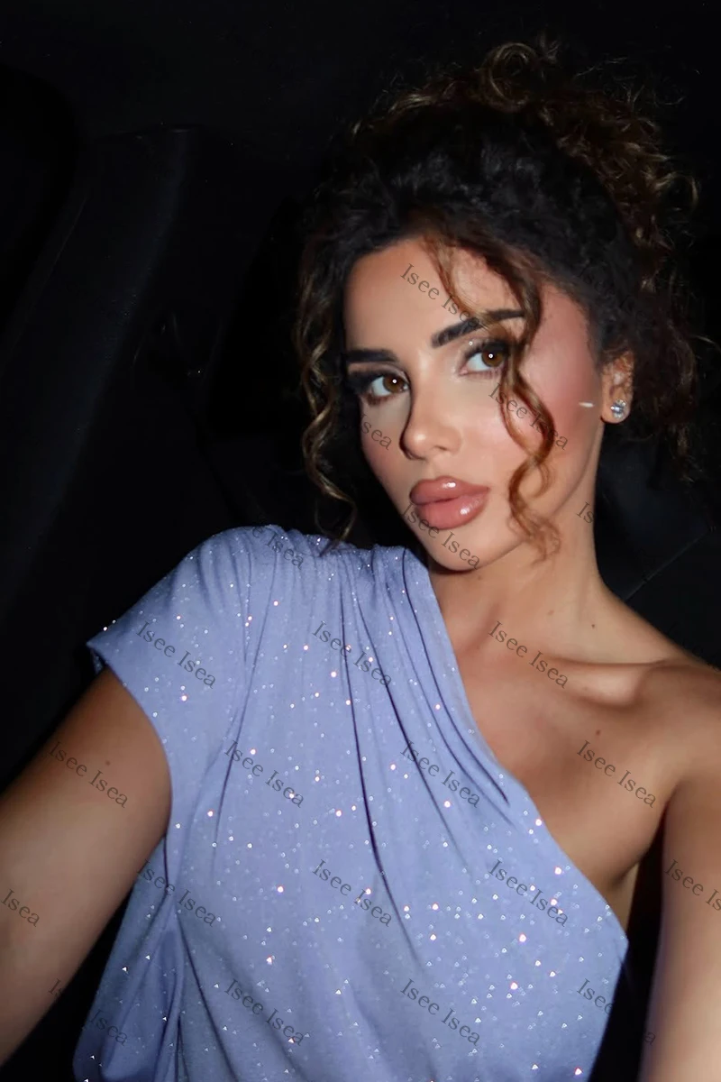 Lavande superbes robes de soirée en satin sexy dos robe de dîner فستانmaveraRobes de soirée de demoiselle d'honneur personnalisées