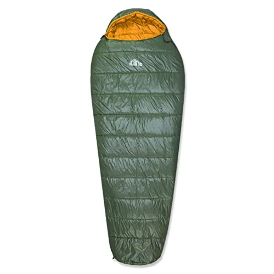 

Backpacking sleeping bag for adults: Thinsulate insulation, mummy shape, black, ultralight and warm with compression sack, wash