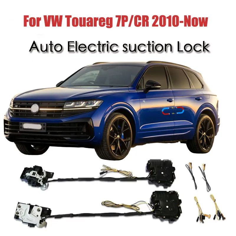 

For Volkswagen VW Touareg 7P/CR Car Soft Close Door Latch Pass Lock Actuator Auto Electric Absorption Suction Silence Closer