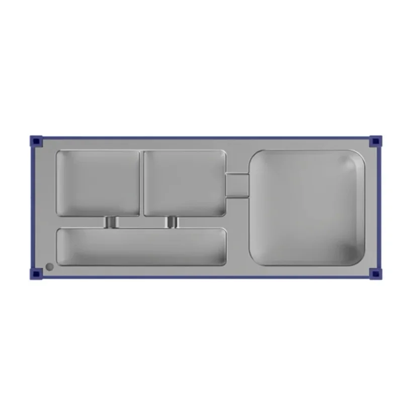 1/20 Scale Simulated Shipping Cargo Container Model Pen Holder Plastic Storage Box New Style Desktop Stationery Organizer view 4