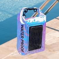 Waterproof Dry Bag Portable 5L Waterproof Storage Bag with Phone Case Roll Top Sack for Drifting Swimming Sailing Boating Beach