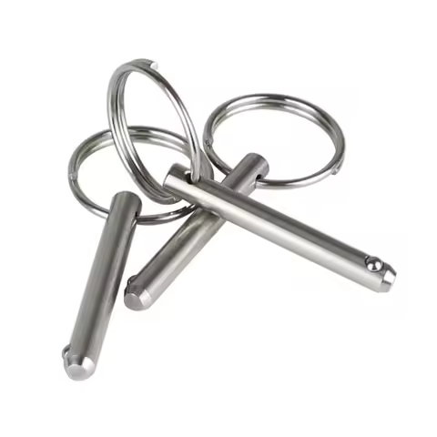 Marine Grade 316 Stainless Steel Quick Release Ball Locking Pin for MOTORHOME Bimini Top Deck Hinge Hardware Accessories