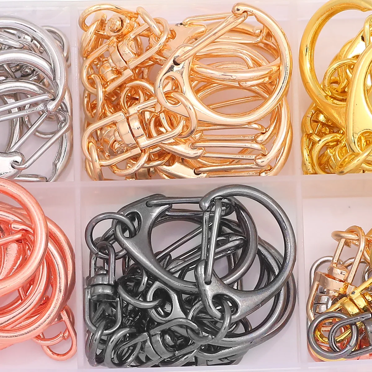 

1-5Pcs 19x51mm Multicolor Alloy Electroplated Small D Keychain Jewelry Making Loose Bead DIY Bracelet Necklace Accessories