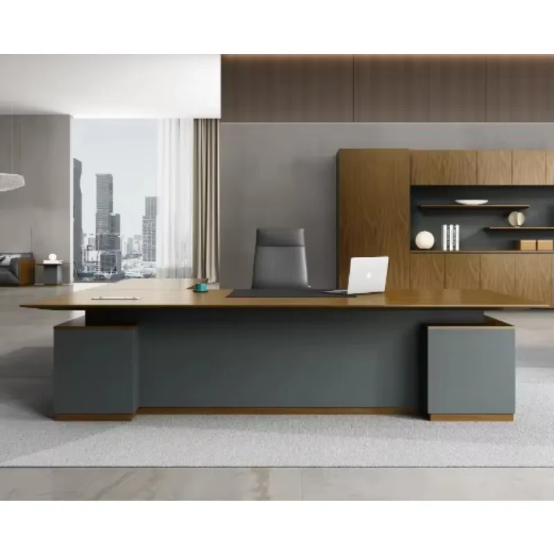 Executive L-Shaped Office Desk -Complete Office Table Solution