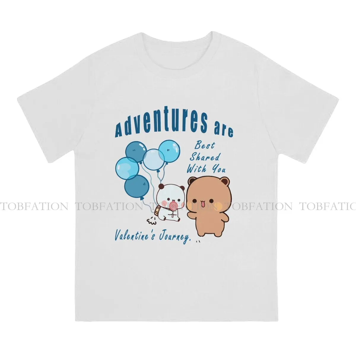 Bubu And Dudu Adventures are Best Shared with You Tshirt Graphic Men Tops Vintage Punk Summer Streetwear 100% Cotton T Shirt