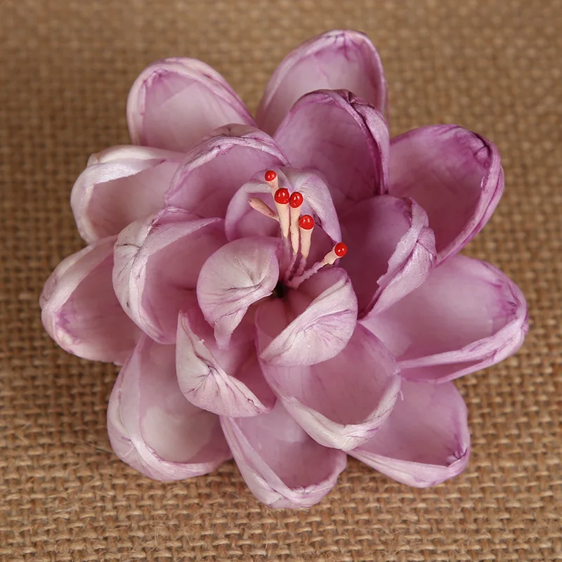 

5PCS 8CM Aromatherapy Sola Flower,Essential Oil Diffusing Accessories Natural Hand Dried Flower, Simulation Flower Crafts