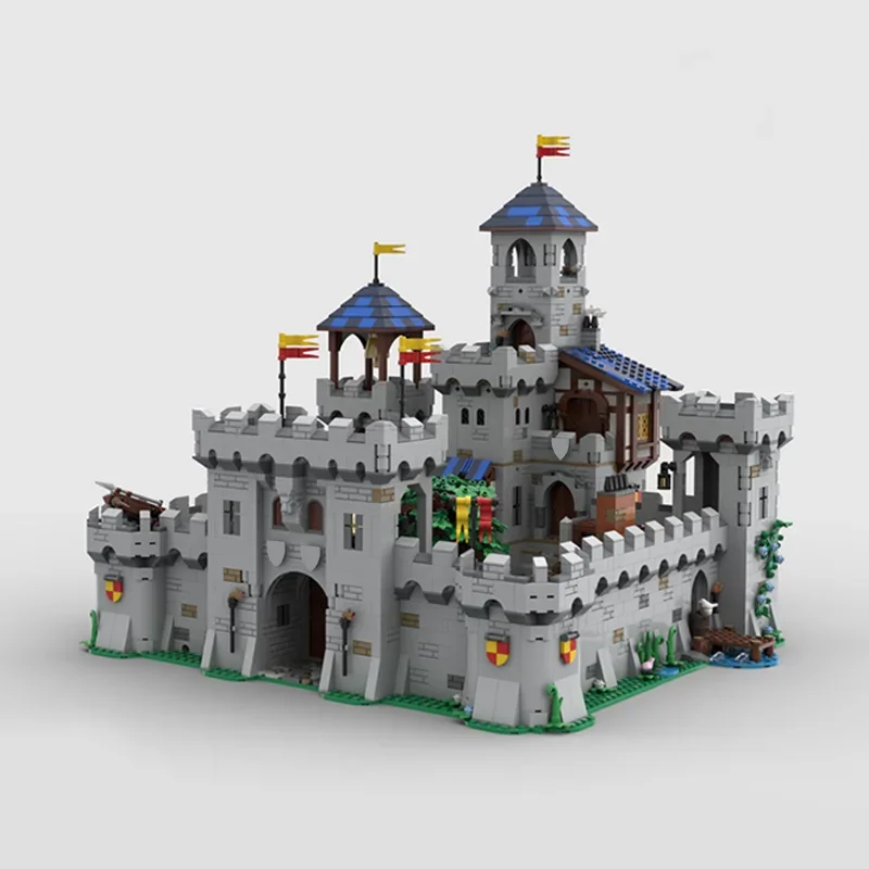 Building Bricks Lion Warrior Castle Technology Modular Blocks Gifts Christmas Toys DIY Sets Assembly Medieval Fortress Model Moc