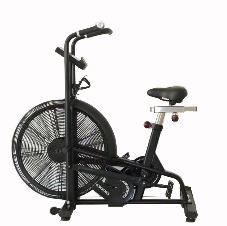 Nieuwe Aankomst Commerciële Black Air Bike Voor Cardio Training Cross Fit Fitnessapparatuur Air Bike