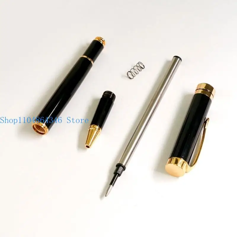 5asd 1/5/20Pcs 0.5mm Universal Pen Refills, Smooth to Write Stainless Steel Refills Pen Refills Ballpoint Refills