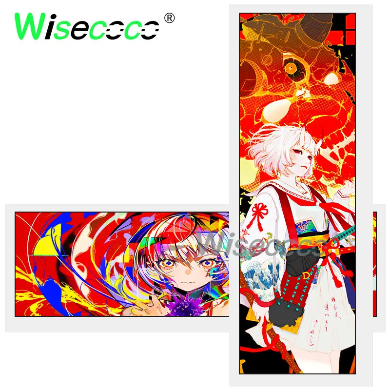 Wisecoco 14インチ3840x1100 4kコアバータッチスクリーンテーブルモニターultraWideサブスクリーン2ディスプレイUSB-Cポートモニター