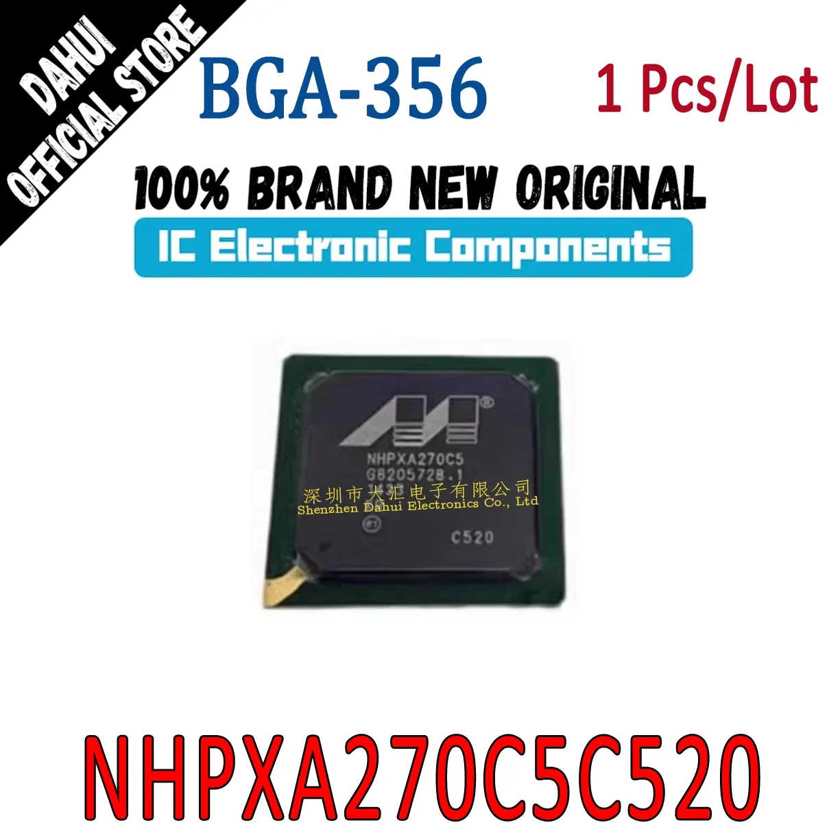 

NHPXA270C5C520 NHPXA270C5 C520 BGA-356 processor IC chip Brand New Original In Stock