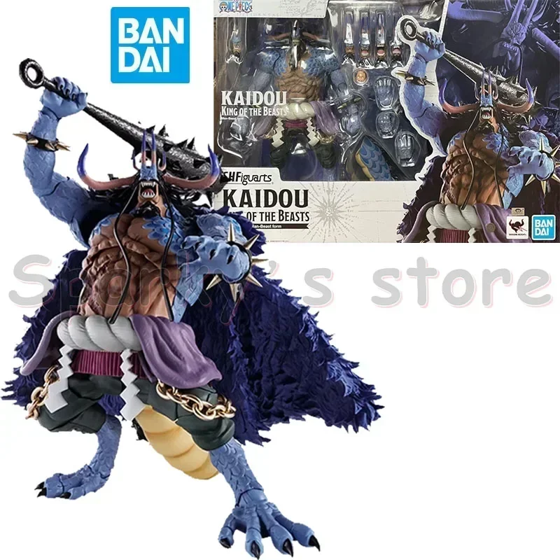 

Bandai Original S.H.Figuarts One piece Anime Figure Kaido Action Figure Toys for Boys Girls Kids Children Birthday Gifts Model