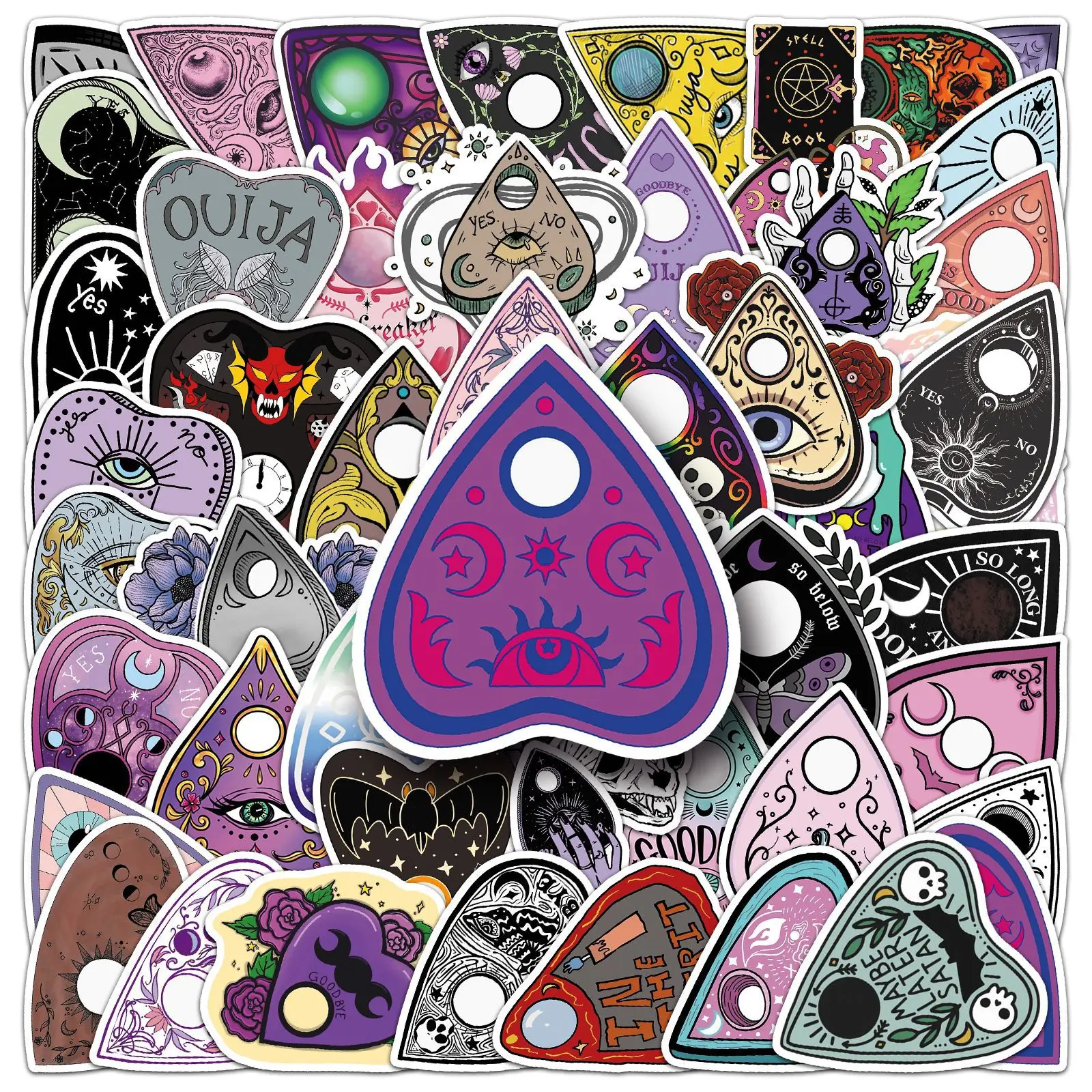 10/50PCS Disegnato A Mano Carino Divinazione Strega Magia Amore Adesivo FAI DA TE Telefono Laptop Bagagli Skateboard Graffiti Decalcomanie Divertimento per Il Giocattolo