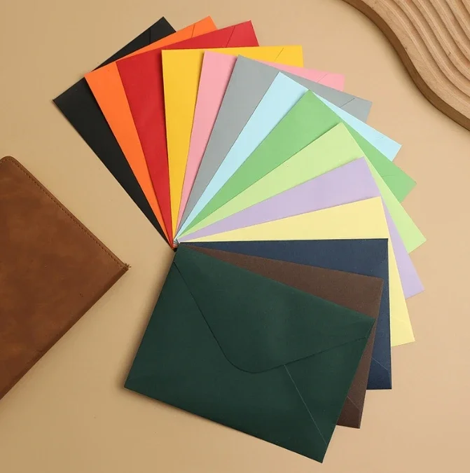 

Vintage Envelopes Set 50 Sheets for Wedding Holiday Birthday Greeting Cards Classic Retro Style