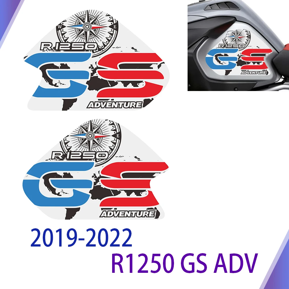 For BMW R1250GS R1250 R 1250 GS ADV Adventure GSA 2019 - 2022 Motorcycle Stickers Gas Fuel Oil Tank Pad Protector