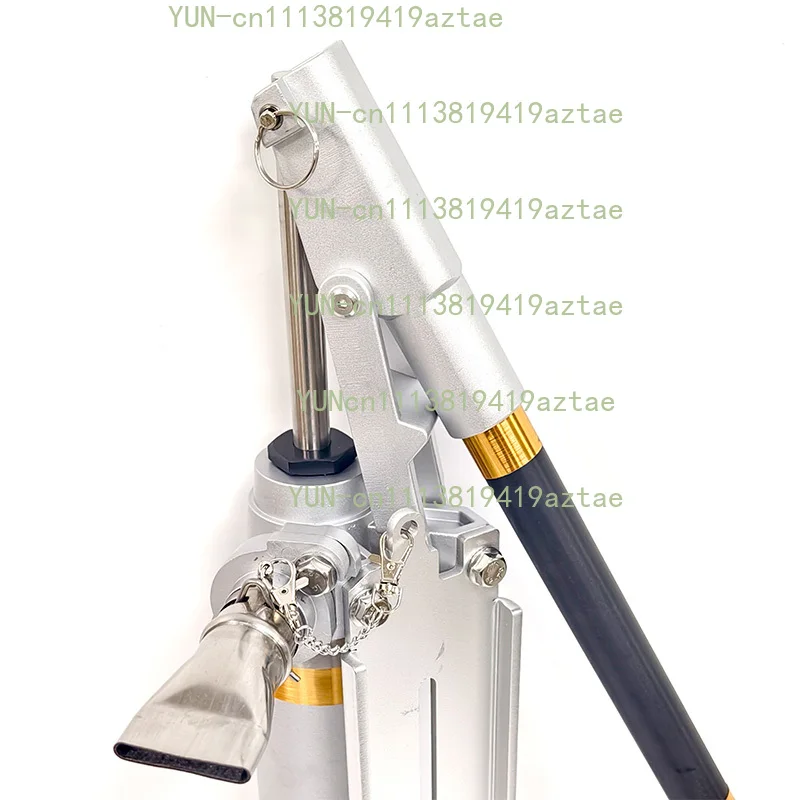 Stainless Steel Manual Paint Feed Transfer Pump, Hand Operated Suction Pump for Indoor & Outdoor Painting Work