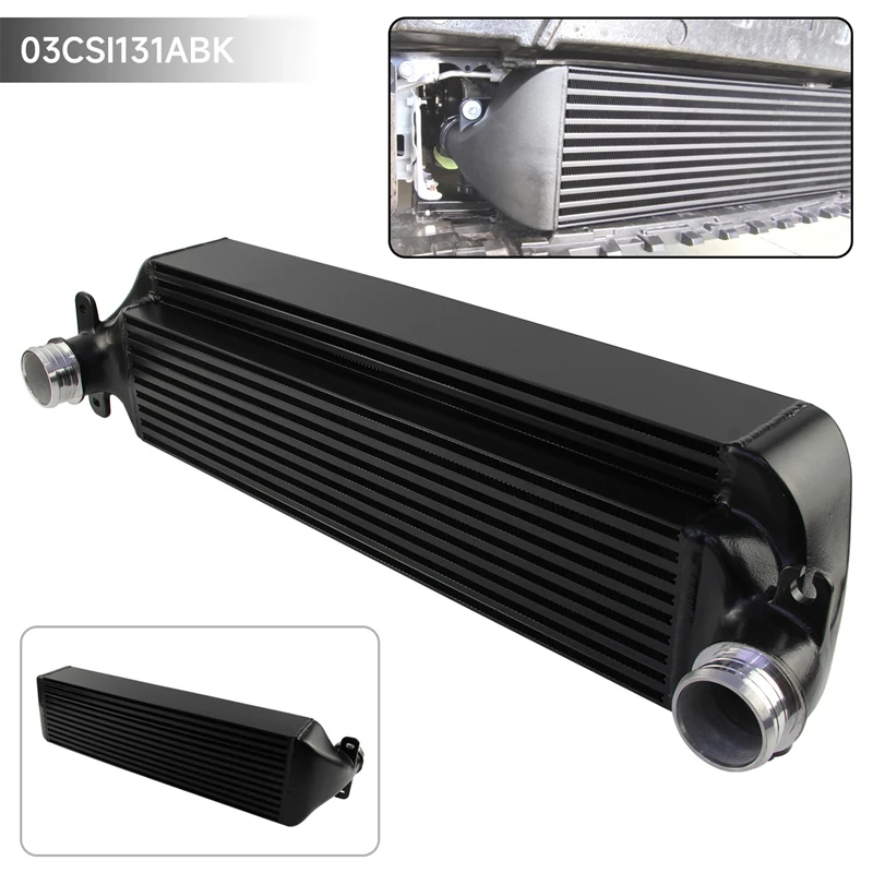 Competition High-performance Intercooler For Toyota GR Yaris 1.6T 2020+ Aluminum Bar & Plate Black