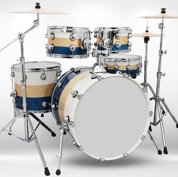 Factory Price Professional Drum Kit High Quality Easy-to-Learn Features 5Drums+ 3Cymbals Simple to Install  5 Pcs OEM DM022630