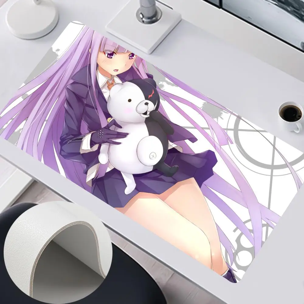 Anime D-Danganronpa Kyoko Kirigiri Mouse Pad 900x400mm Home Office Large Mouse Pad Gamer Waterproof PU Leather Desk Mat Computer