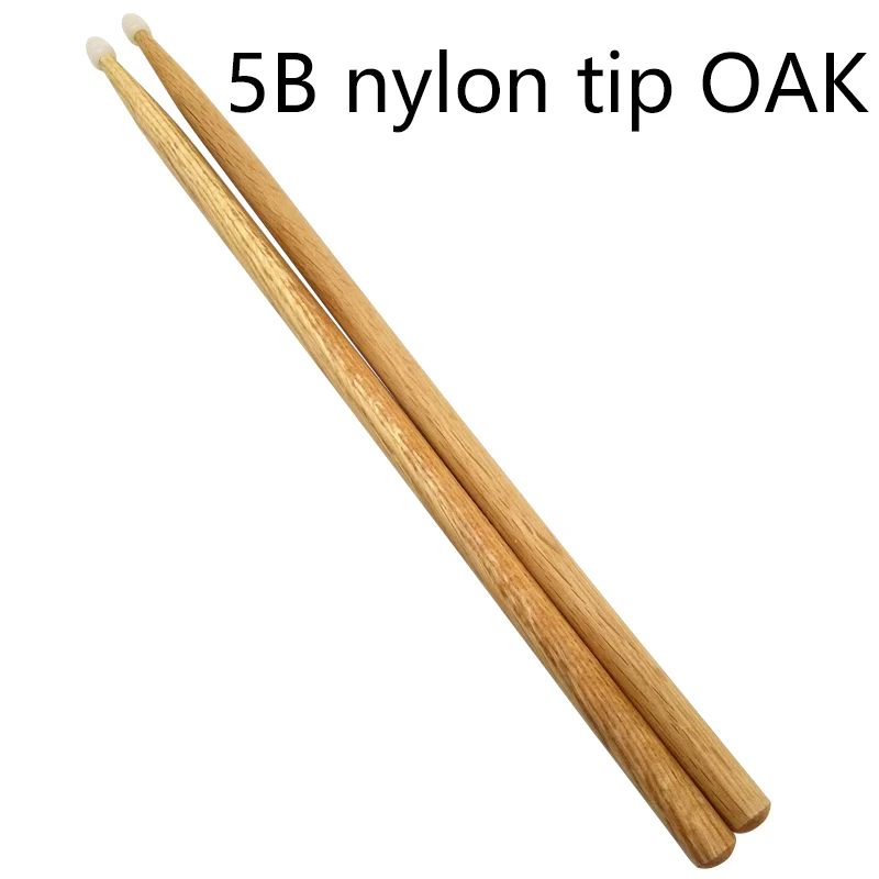 2B 5B 5A 7A OAK drum stick / 5B 7A maple wood drum stick / 1pair/5pair /6pair /12pair with nylon tip