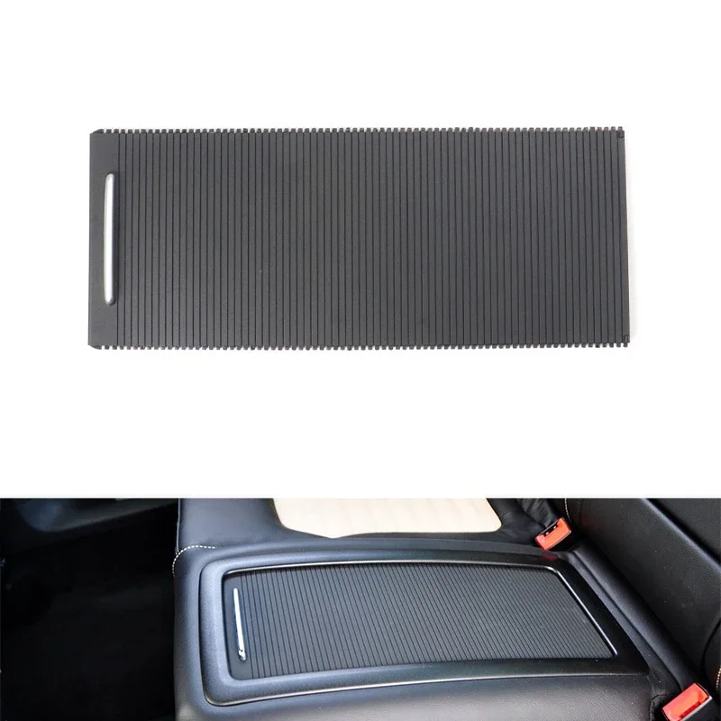 

For VW Passat CC 2008-2017 Rear Seat Armrest Box Slide Roller Blind Water Drink Cup Holder Cover Car Accessories 3C8885977