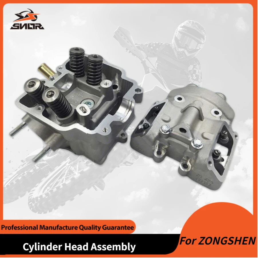 

SNOR Motorcycle Cylinder Head Assembly With Rocker Arms Spark Plug Valves For ZONGSHEN NC250 Parts ZS177MM KAYO T6 BSE ZS250GY