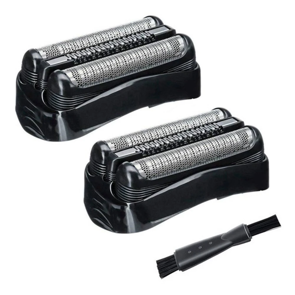 2Pcs 21B Shaver Replacement Head for Braun Serie 3 Electric Razors 301S,310S,320S,330S,340S,360S,3010S,3020S,3030S,3040