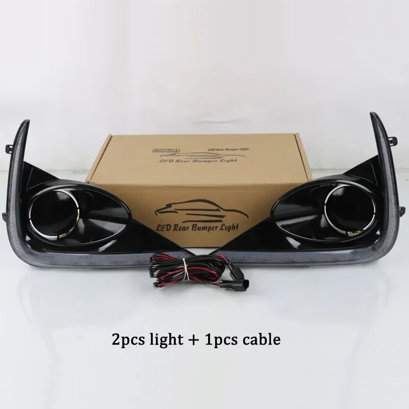 

Car Daytime Running Lights For Toyota Corolla Altis X 2021 2022 2023 LED Daylights Yellow Turn Signal DRL Auto Stylish Fog Lamp
