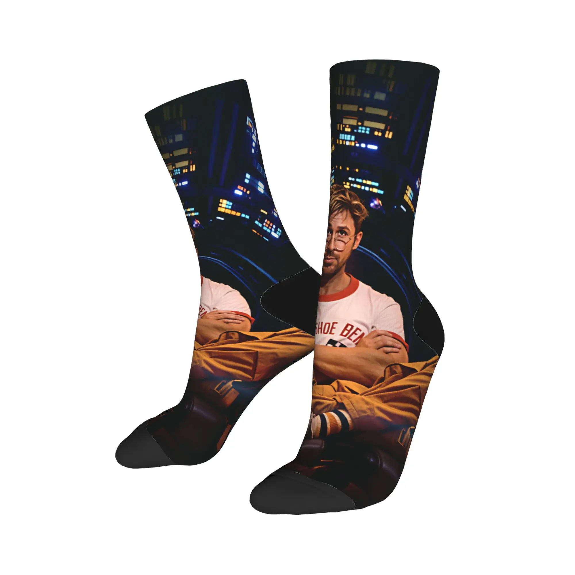 Men Socks Project Hail Mary  Stockings Autumn Casual High Quality Socks Custom Outdoor Non Skid Socks