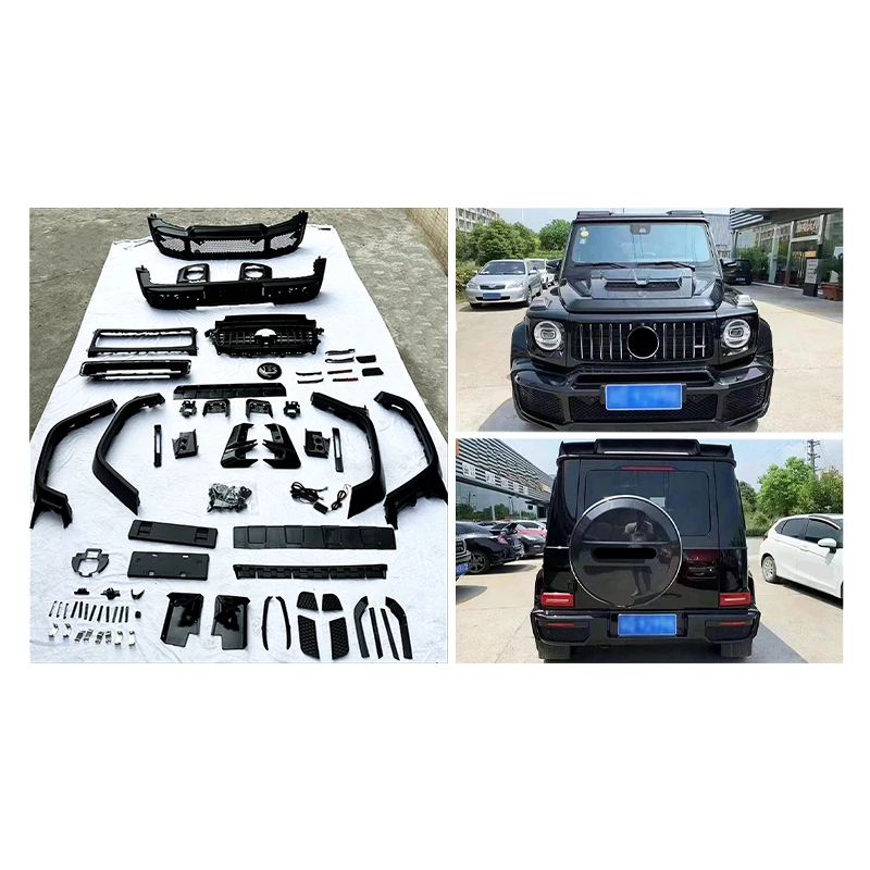 

Комплект для модернизации кузова (передний/задний бамперы) для Mercedes-Benz G-класса W464, 2002-2016 гг., крепление на болтах