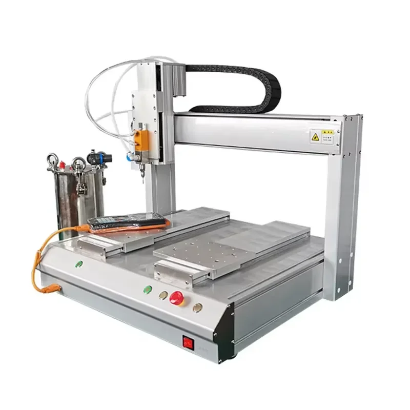 Desktop Double Table Automatic Silicone Dispensing Machine for Epoxy Resin Glue Robot