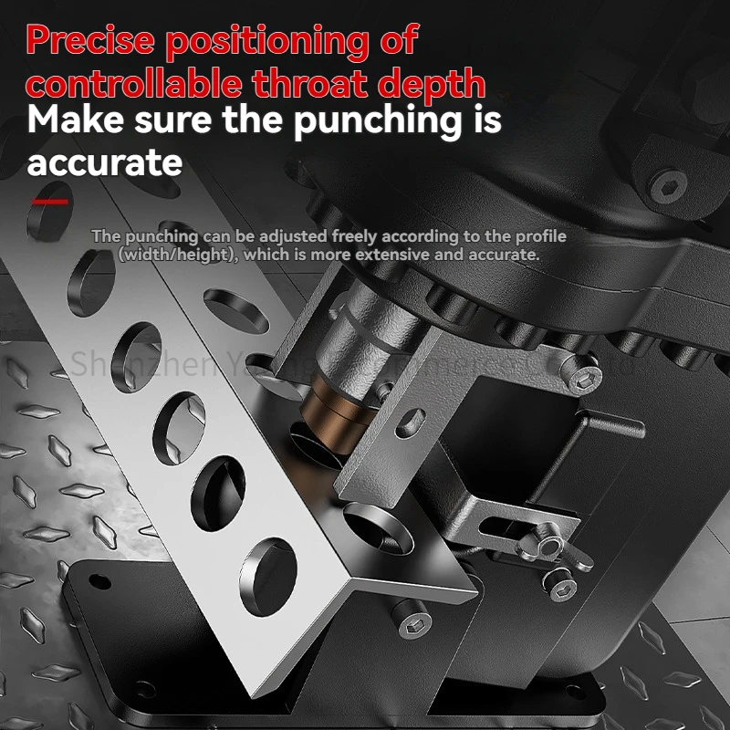

New P20 Portable Electric Hydraulic Punching Machine Angle Iron, Angle Steel, Channel Steel Punching Machine