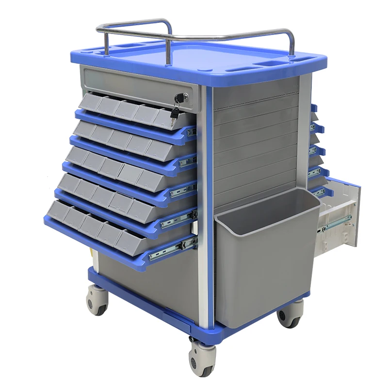 MN-DC001 Medicine Emergency Luxury Anaesthesia Anesthesia Trolley emergency trolley equipment medical trolley cart