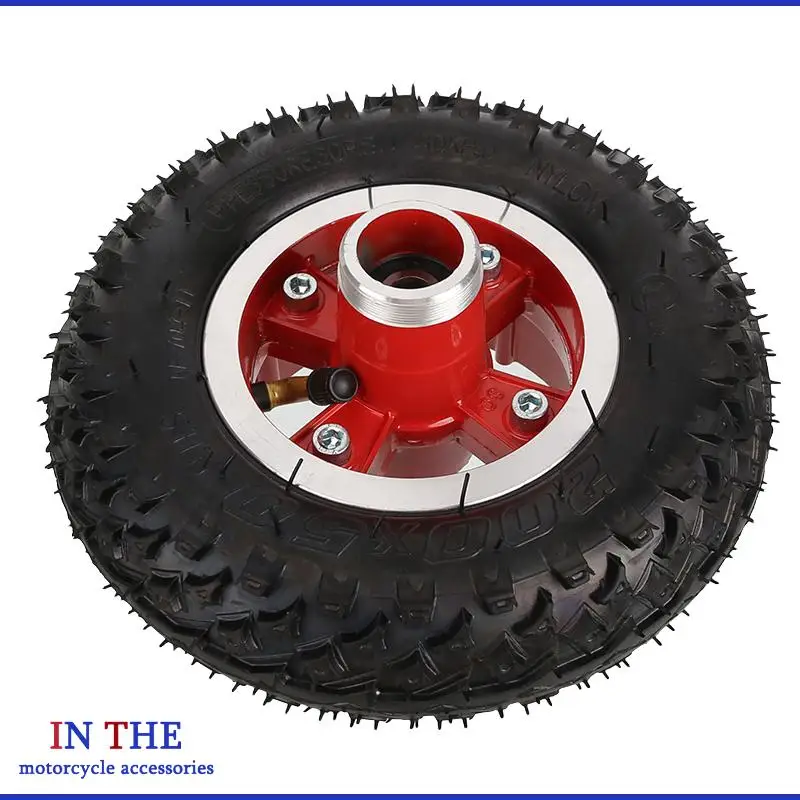 NEW 200X50 with gear wheel, power pulley, inflatable wheel modification accessories suitable for 8-inch electric skateboard