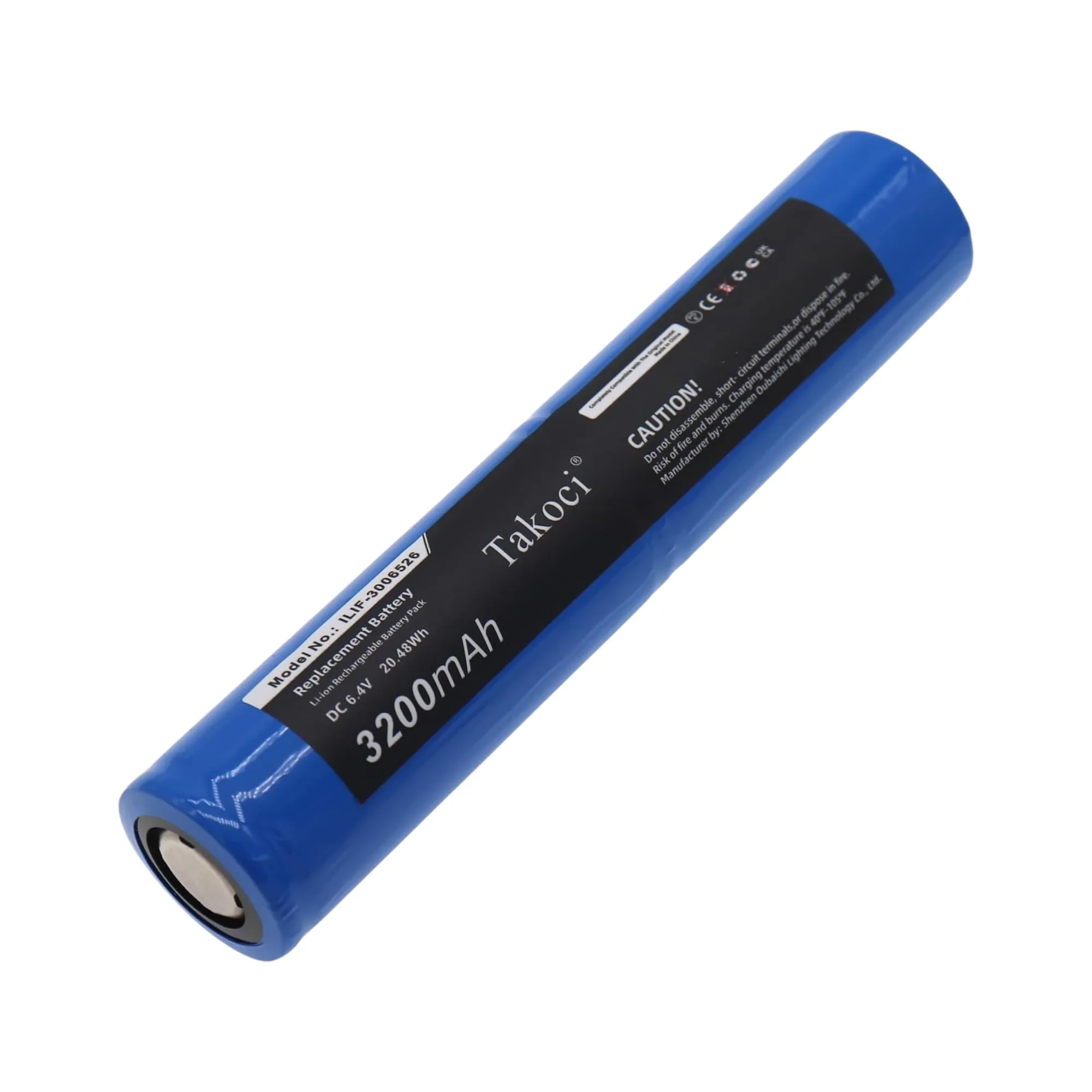 

Flashlight Replacement Battery 3200Ah for Maglite,ML125,ML150LR,ML150LRX,ILIF-3006526