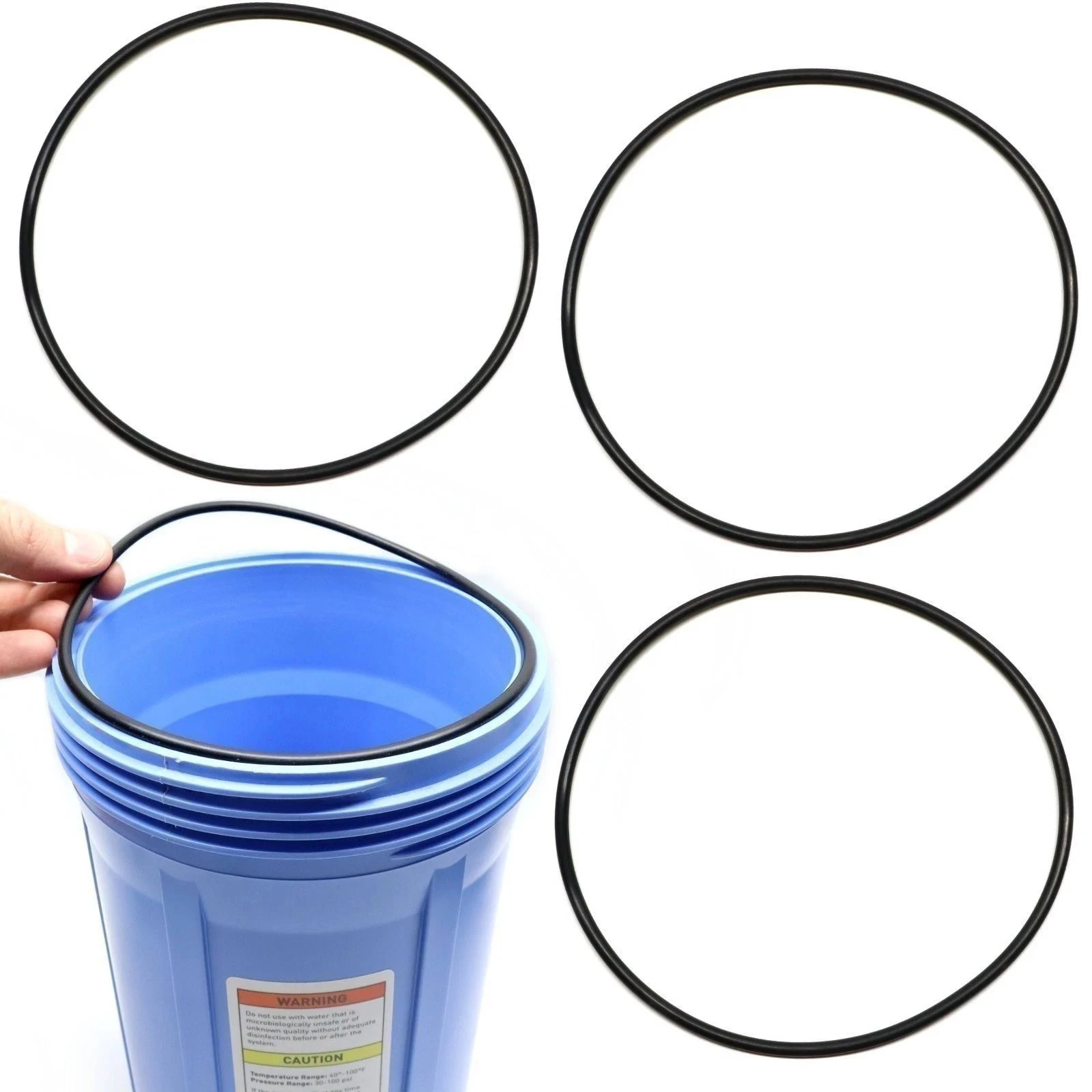 3 Pack 151122 O-Ring Replacement Gasket Seal for Pentair for American Plumber W10-PR Pentek Big Blue Water Filters Housing