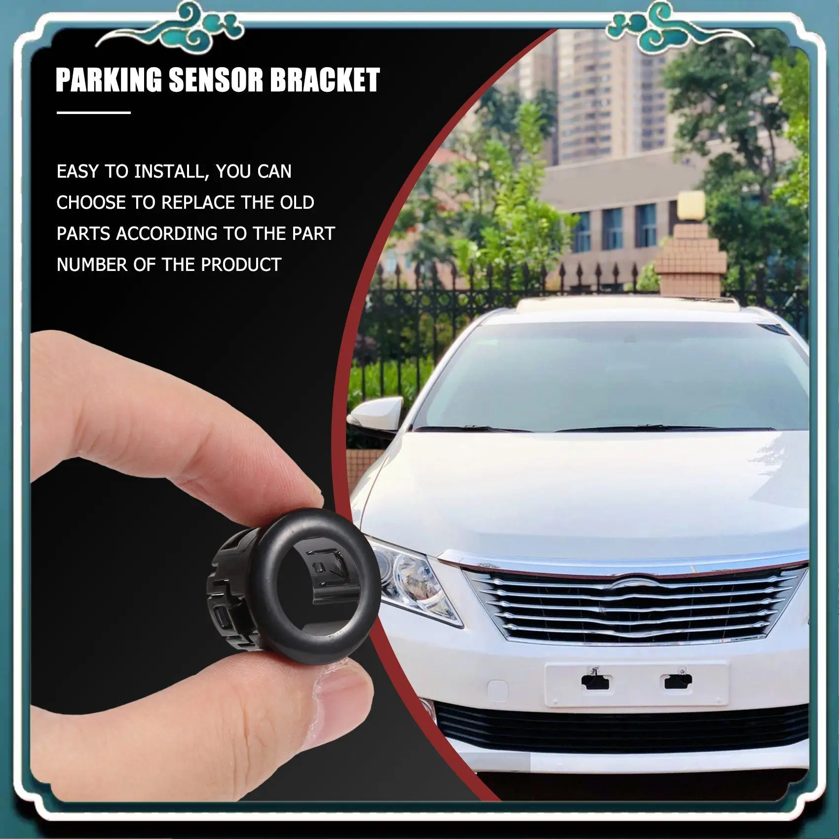 

ABTU-Кронштейн для крепления датчика парковки, кронштейн держателя парковки 89348-33010 для автомобильных аксессуаров Toyota