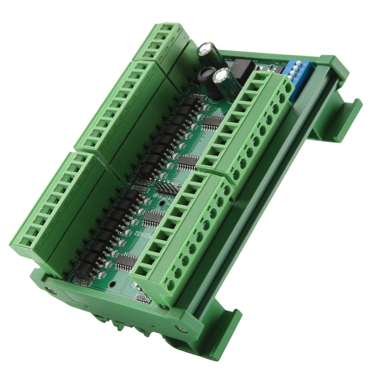 Carte d'entrée numérique isolée avec étui, contrôleur de train Modbus RS485, 32Ch, PNP, PLC, quantité de commutateur, Mulhouse, DC 12V, 24V