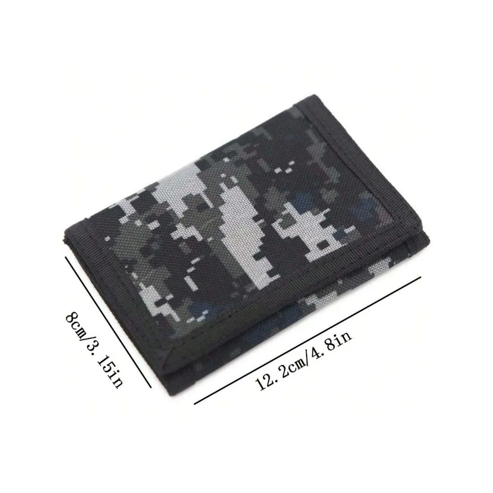 RFID Trifold Digital Wallet Wallets with Lanyard for Girls Boys Cartoon Trifold Wallets with Sticker and Zipper Pocket for Teens - view 3