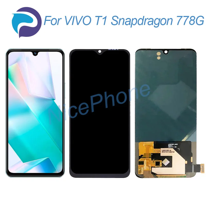 

for VIVO T1 Snapdragon 778G LCD Screen + Touch Digitizer Display 2404*1080 For VIVO T1 Snapdragon 778G LCD Screen Display