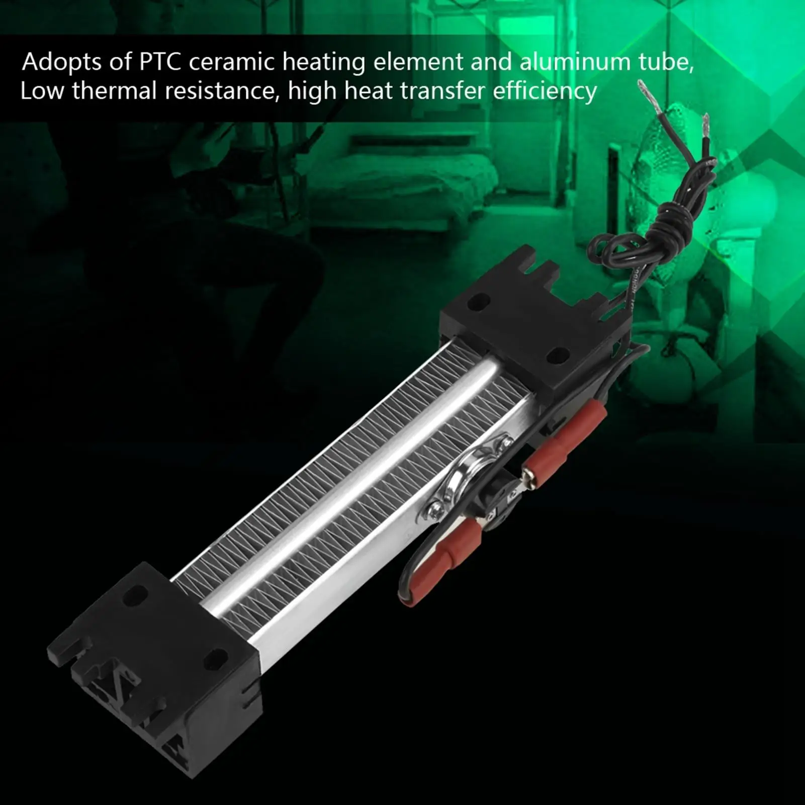 سخان كهربائي سيراميك 250 وات 110 فولت PTC جهاز تسخين مدمج معزول للاستخدام المنزلي والمكتب تصميم فعال وآمن #6
