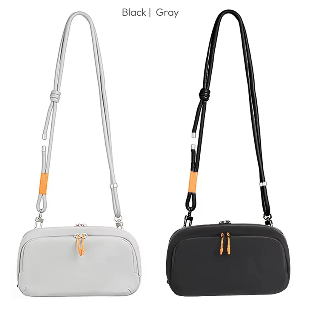 Portable Sling Crossbody Storage Bag Pouch for DJI Osmo Pocket 3 Action Camera Smartphone Lens Fill Light with Dividers Case