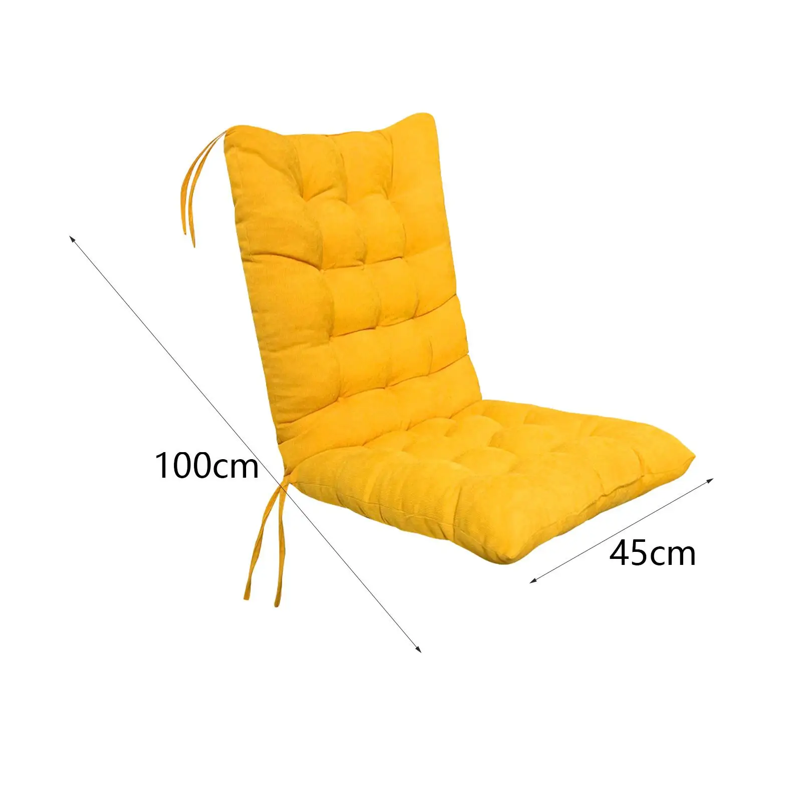 Dining Chair Cushion Chair Pad Backed with Ties Thick Soft Rocking Chair Cushion Seat Cushion for Dining Room Indoor Outdoor