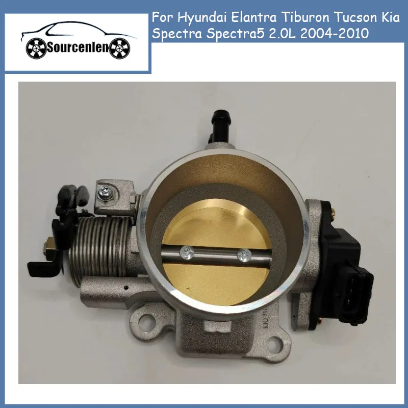 

Новый корпус дроссельной заслонки в сборе для Hyundai Elantra Tiburon Tucson Kia Spectra Spectra5 2.0L 2004-2010 3510023701 35100-23701 Автозапчасти