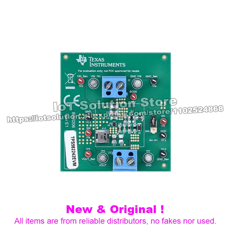 TPS562242EVM TPS562242 evaluation module for 2-A, ECO mode, 1.4-MHz synchronous step-down converter