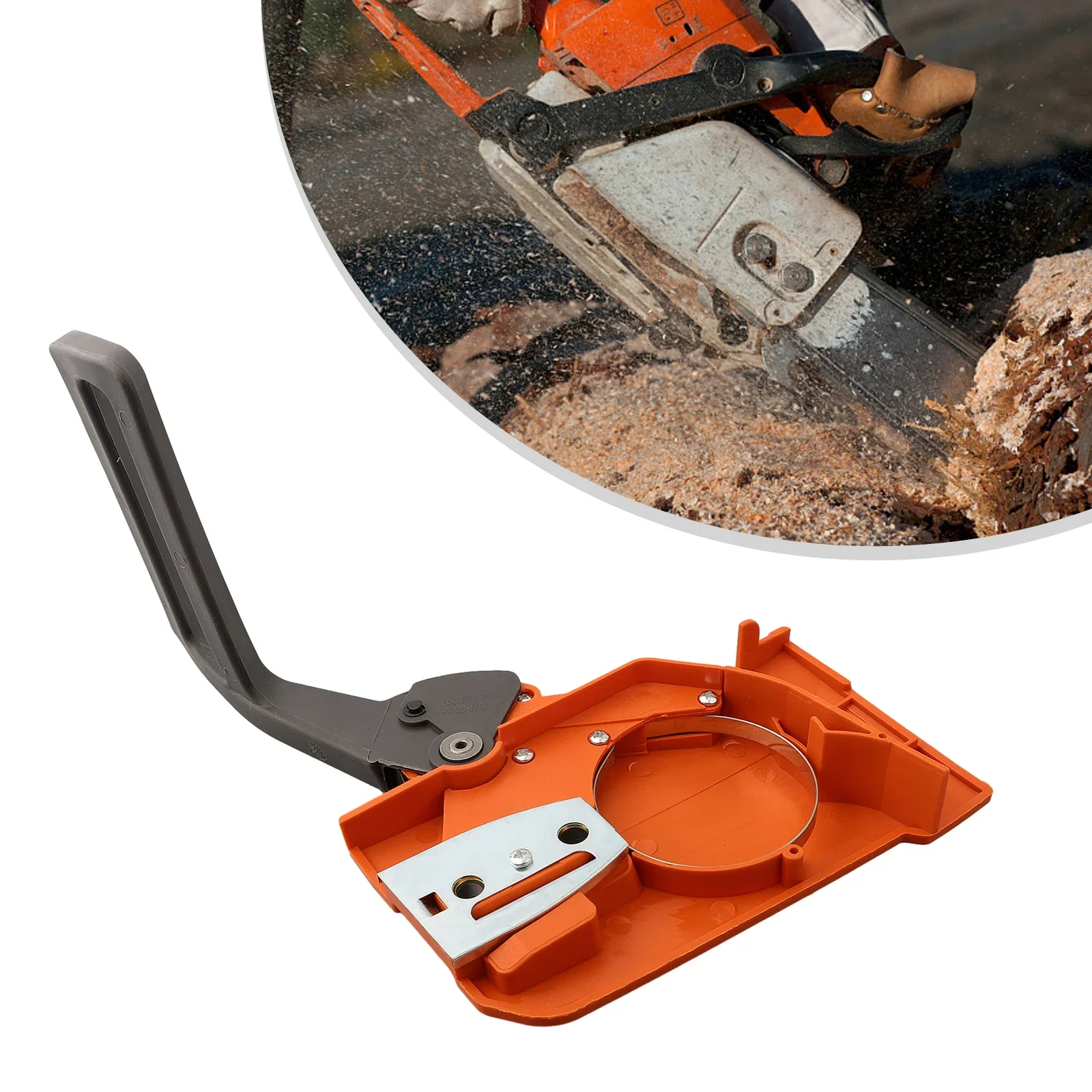 Imagem -05 - Kit de Freio de Corrente Motosserra para Husqvarna Tampa Lateral Roda Dentada da Embreagem Montagem do Freio Peças da Ferramenta Elétrica 50 51 55 503498103