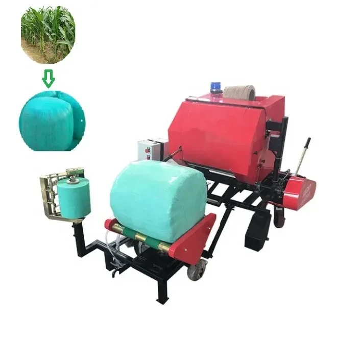 Alfalfa Стебель кукурузы Сила Сено Рисовая солома Трава Сила Корм Пресс-подборщик Тюк Пресс Упаковка Упаковка Машина для изготовления вещей в продаже