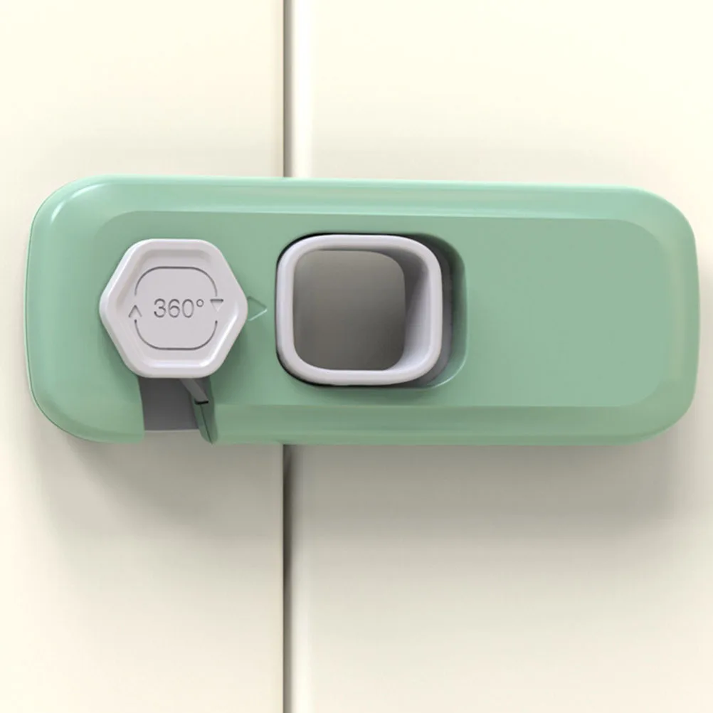 5 قطعة أقفال سلامة الطفل متعددة الأغراض لاصق قوي خزانة درج خزانة أقفال الطفل برهان الأمن الاطفال قفل للدرج #4