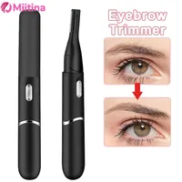 Electric Eyebrow Trimming Tool For Automatic Electric Eyebrow Trimmer Nose Hair Shaving Brush Scraper For Nose Ears and More 1pc