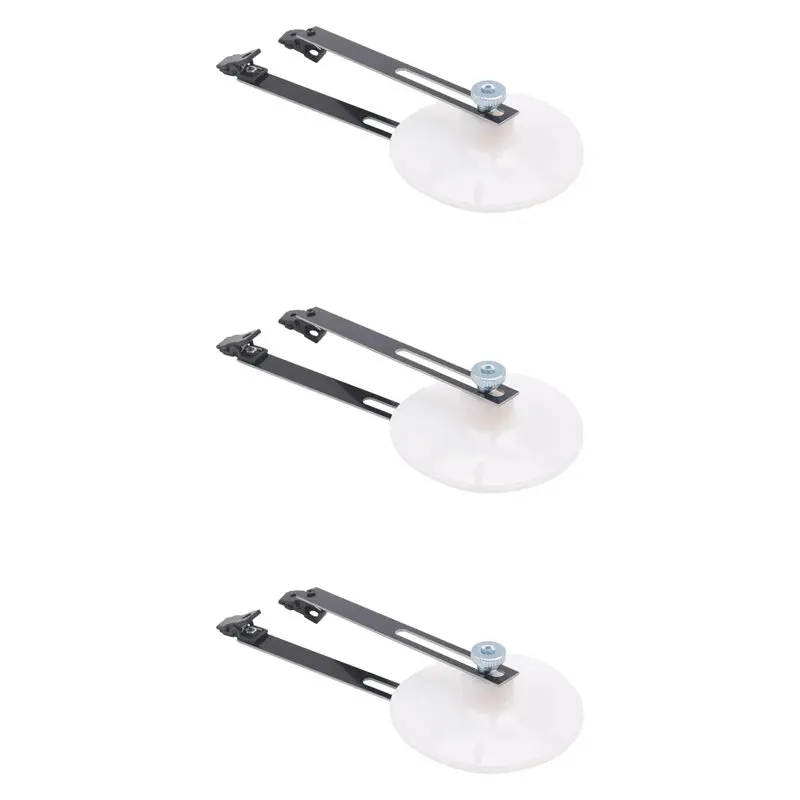 

Y42A-6Piece TV Side Board Retainer Clip LED LCD TV Screen Remover Repair Tool Silicone Vacuum Suction Cup Black&White